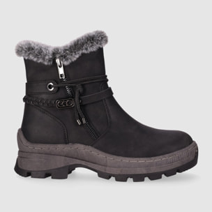 Botines - Negro - Tacón: 5 cm