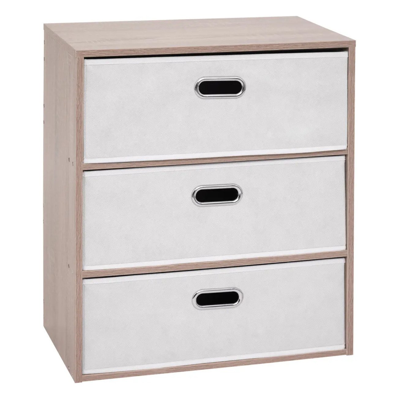 Commode 3 tiroirs Dress Up bois clair