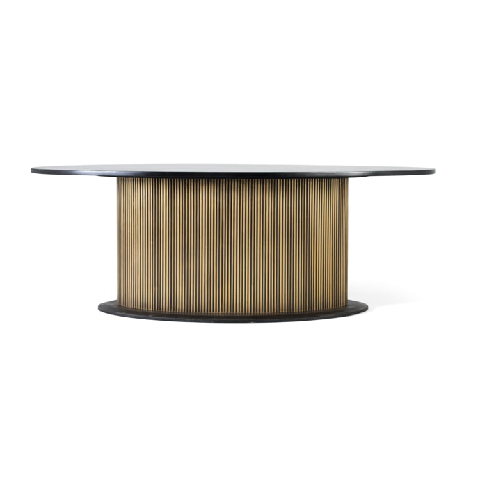 Mesas de Comedor de Madera de Mango 220 Cm Estilo Clásico Moderno