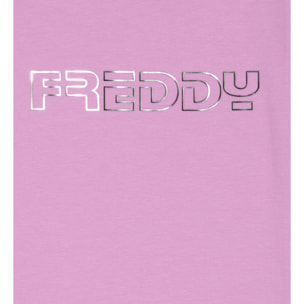 T-shirt Bambina Regular Fit con Logo FREDDY Argento
