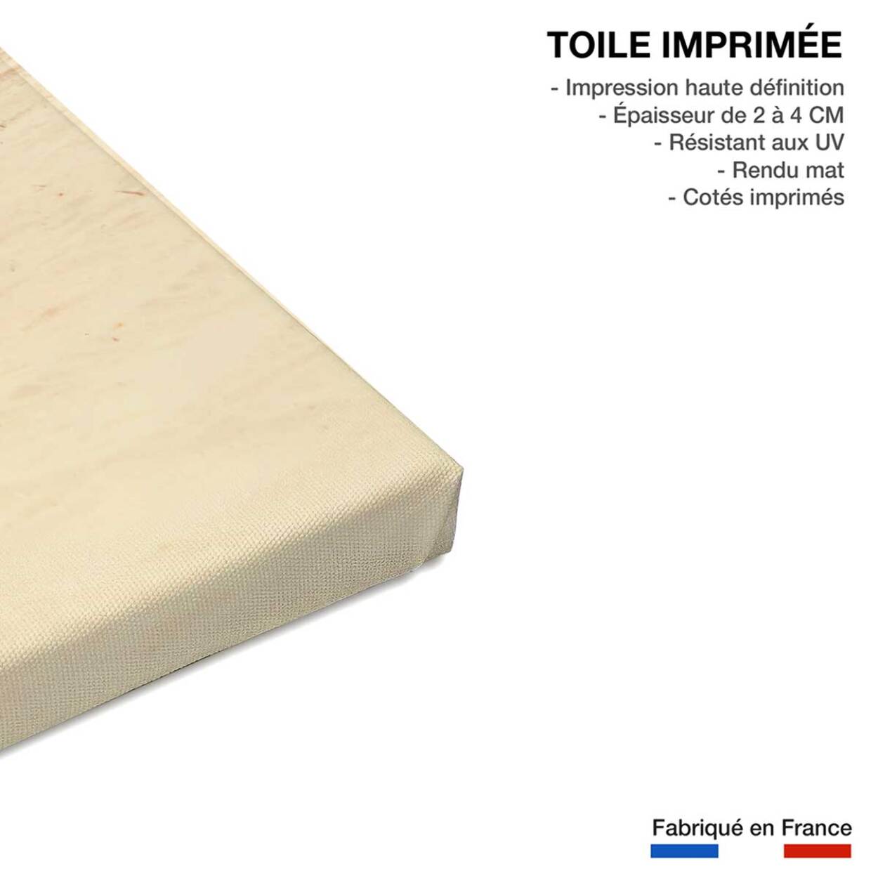 tableau sunny orange Toile imprimée