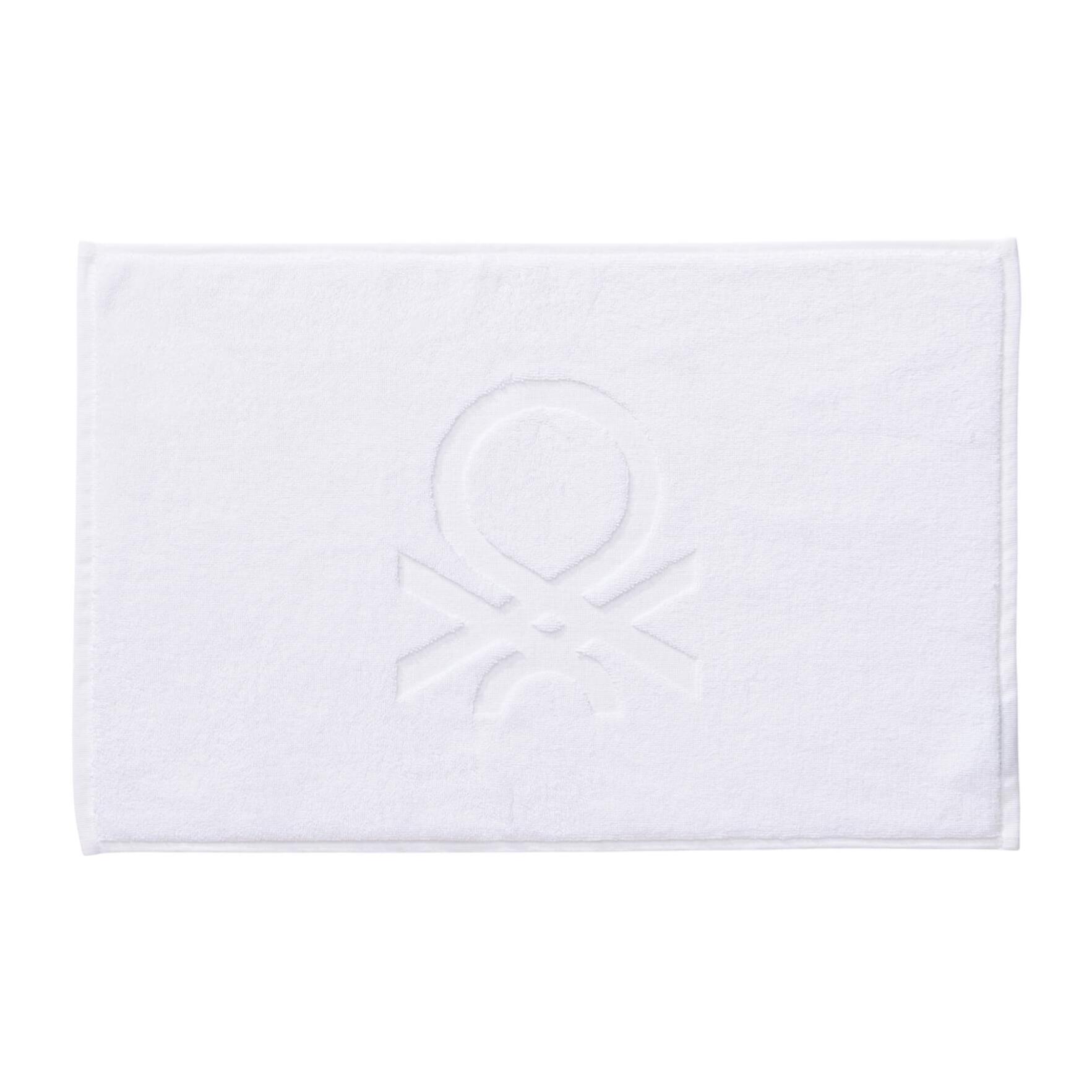 Alfombra de baño 40x60cm 750gsm 100% algodon blanco benetton