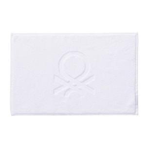 Alfombra de baño 40x60cm 750gsm 100% algodon blanco benetton