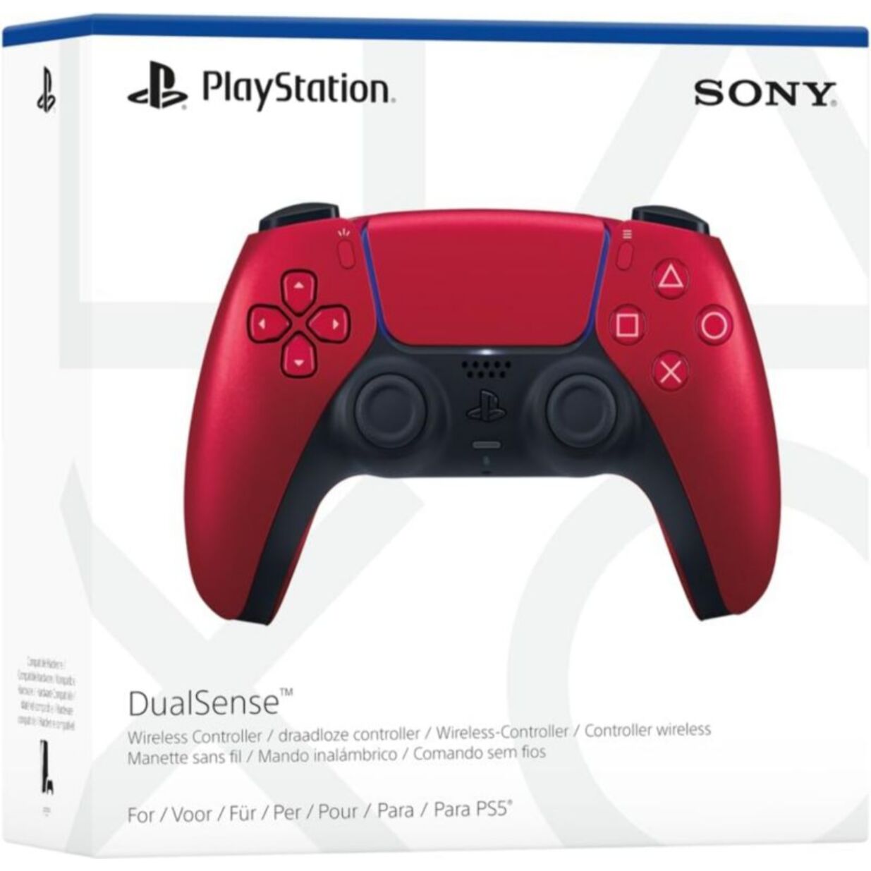Manette SONY DualSense Volcanic Red PS5 et PC