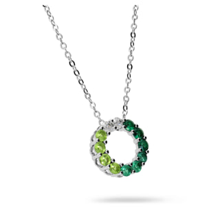 Collana in Argento 925 con Pendente in Cubic Zirconia Blu