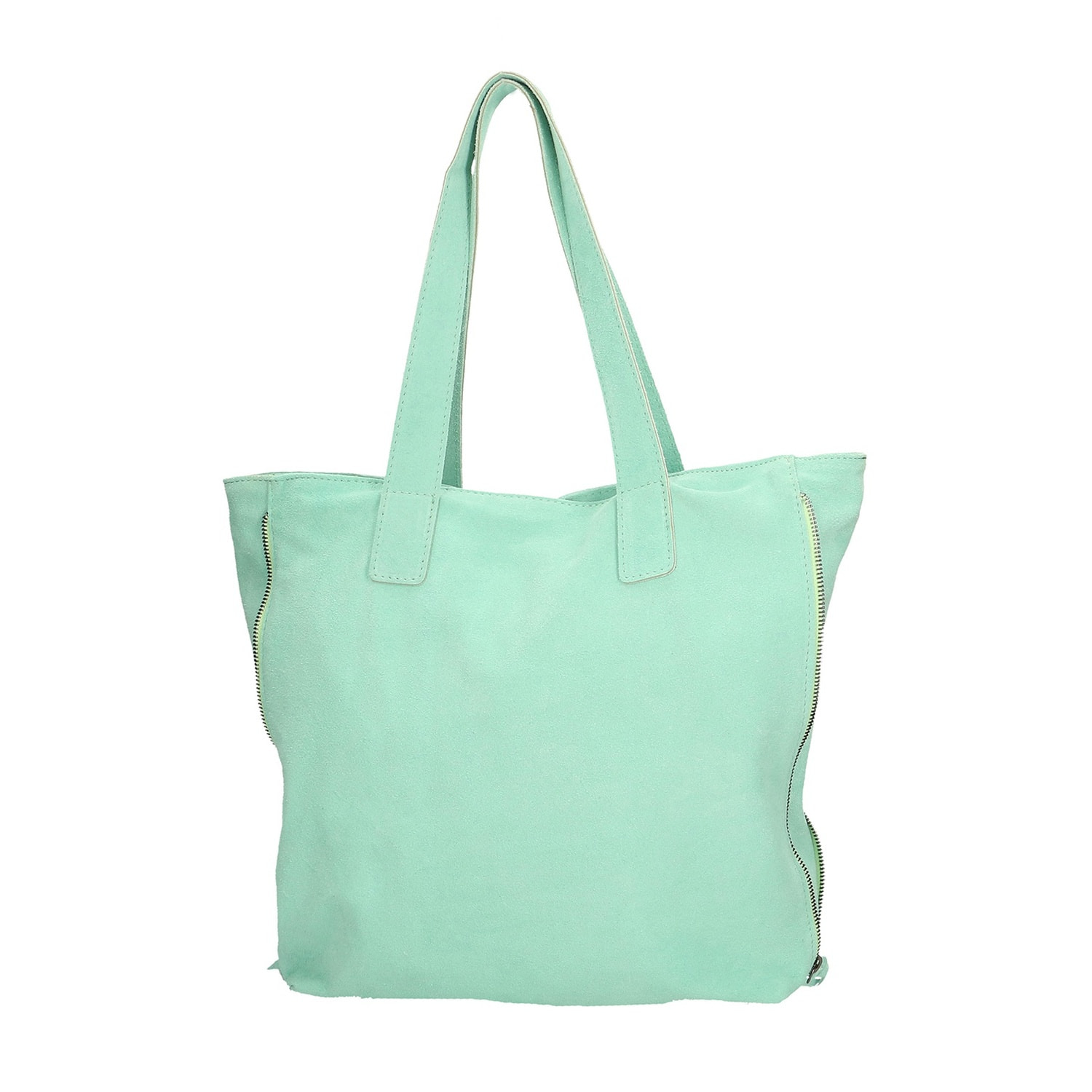 Borsa a spalla da donna - Modello Papillon - Vera pelle - 35.0 x 33.0 x 7.0 cm