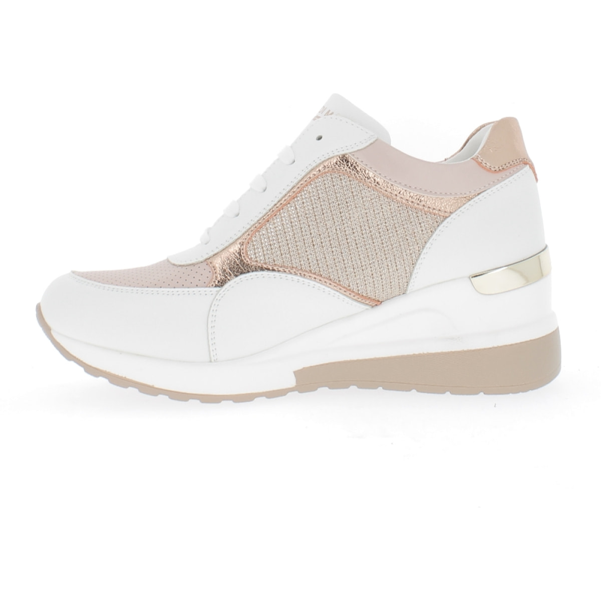 Armata di Mare Scarpe Donna Sneakers Casual in Ecopelle con la Zeppa AMD SS31H15 Pink