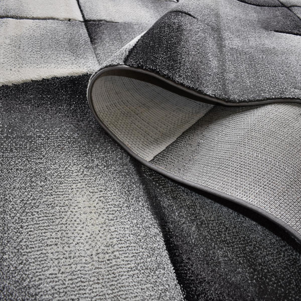 Tapis salon BRILLANCE RAHITE en polypropylène doux et soyeux