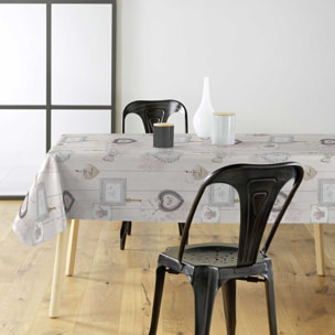 Sous-nappe protectrice imprimée rétro - Naturel