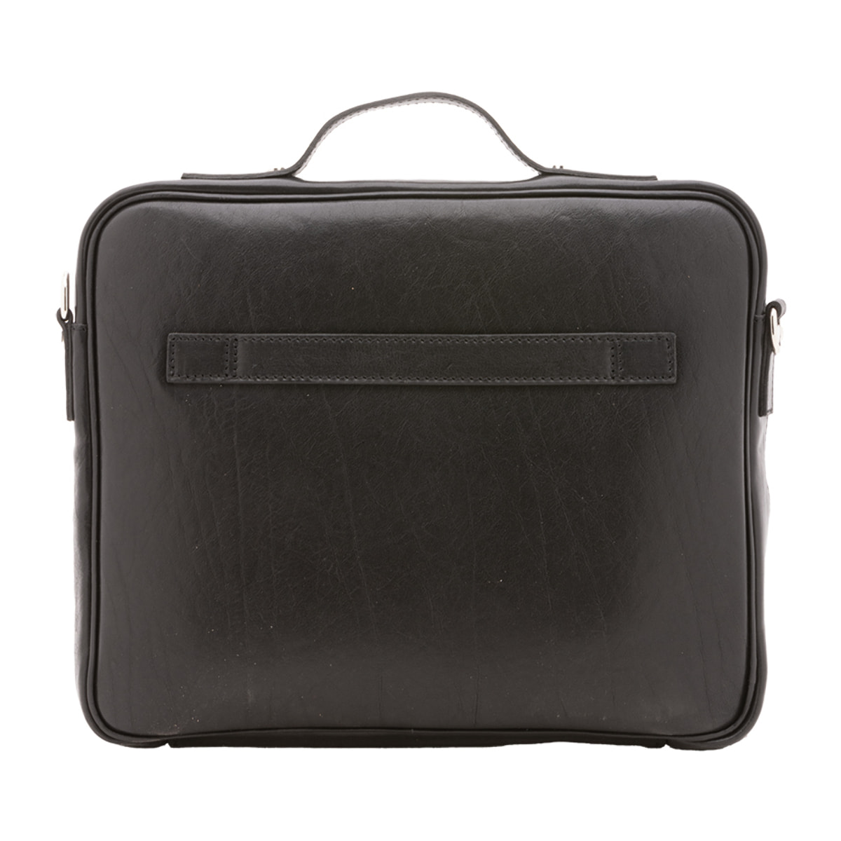 Borsa a mano  unisex In Vera pelle Made in Italy 38x32x6 cm