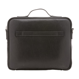 Borsa a mano  unisex In Vera pelle Made in Italy 38x32x6 cm