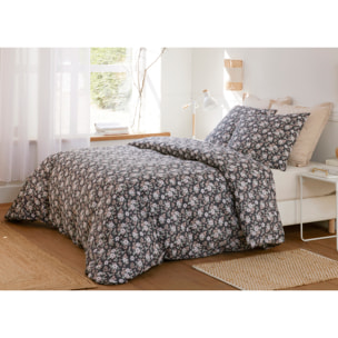 Parure housse de couette coton multicolore