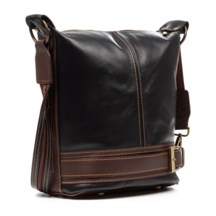 Borsa a spalla Alvito Donna. Vera pelle Sauvage.