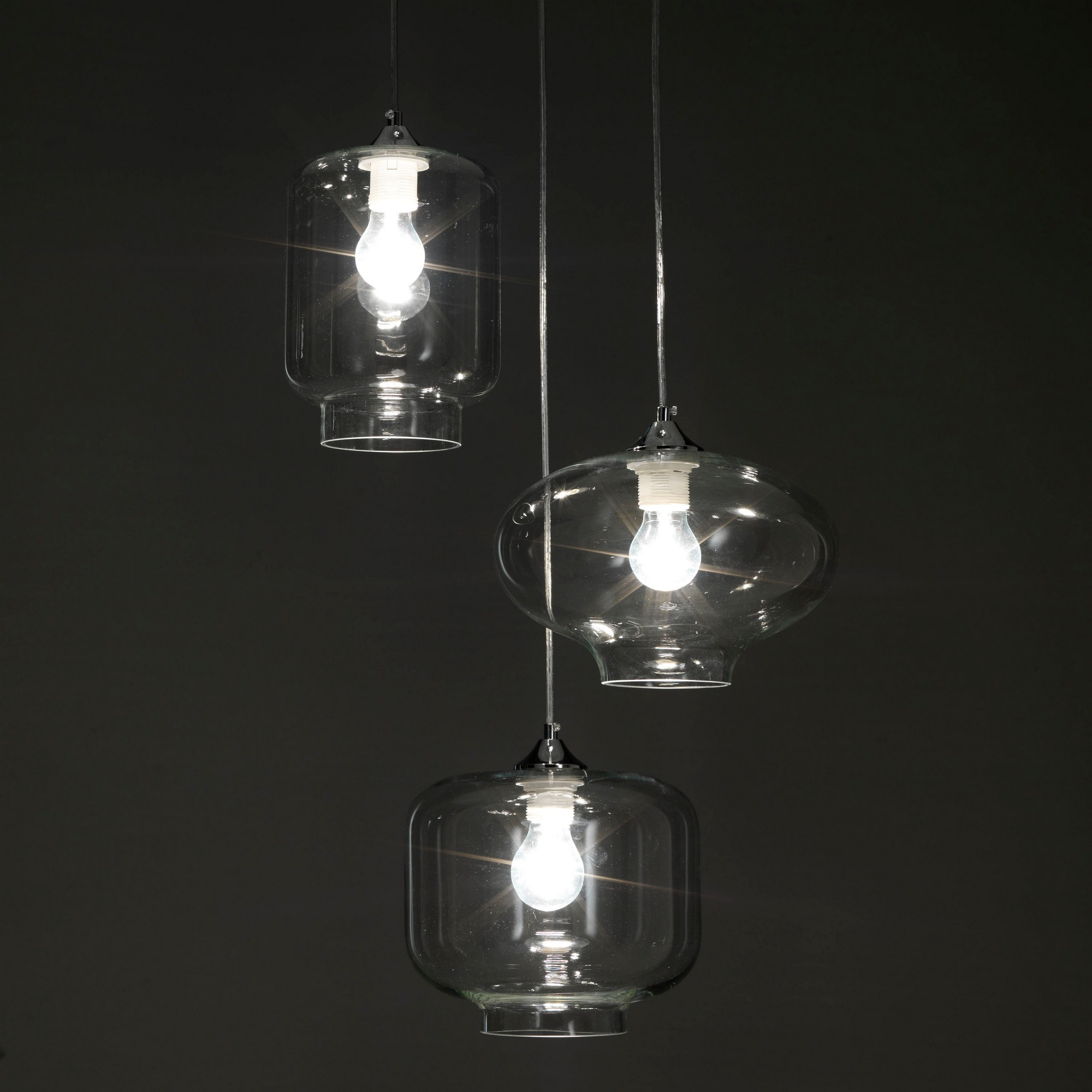 Tomasucci Lampadario 3 luci SAKY CLEAR  multicolore