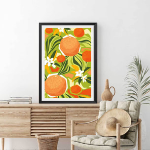 Poster bel oranger Affiche seule