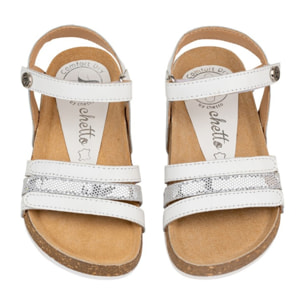 Sandalia Bios Piel  Cabra. Velcro/Tiras