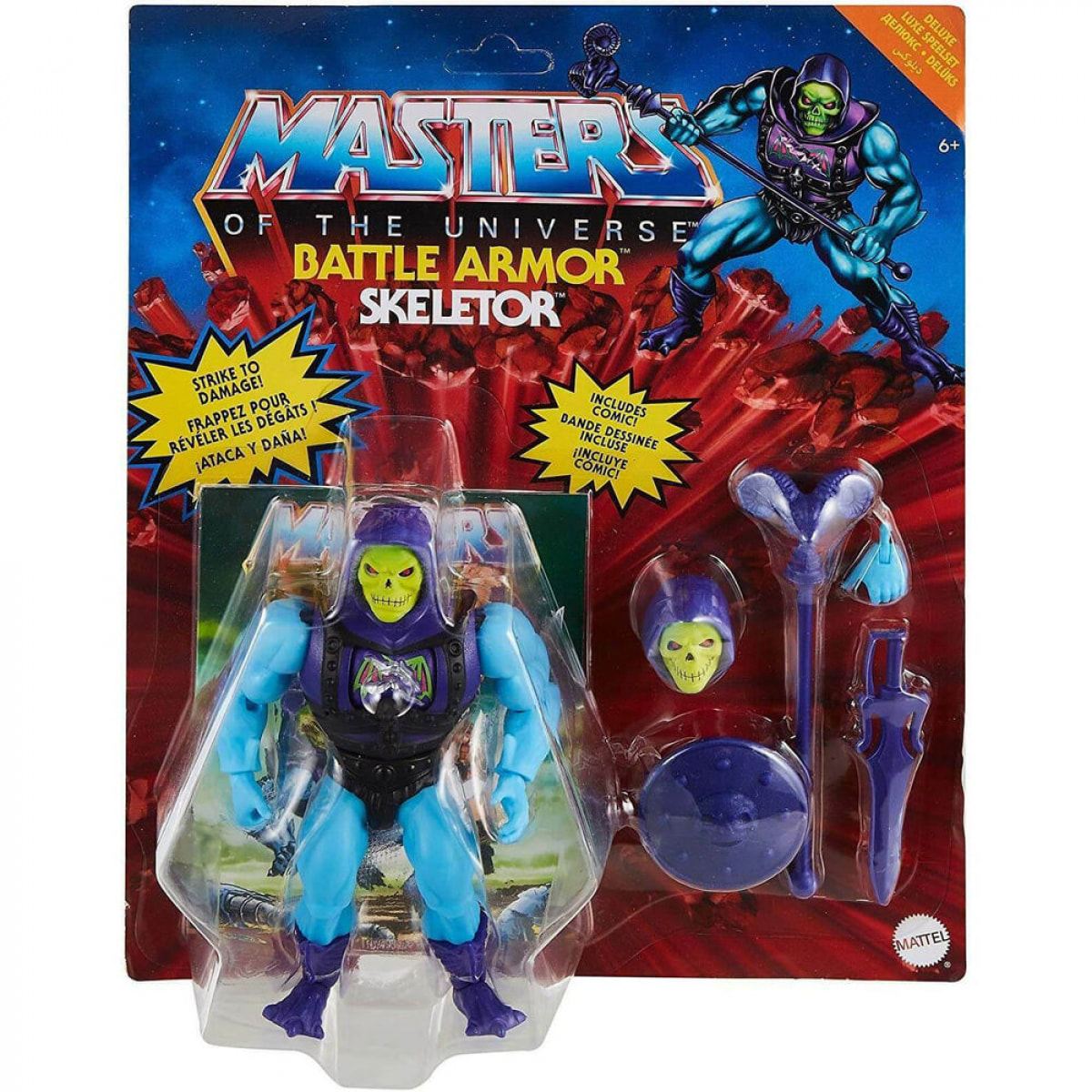 Masters Of The Universe Origins Skeletor Figura 14cm Mattel