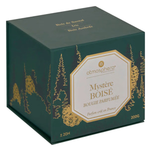 Bougie parfumée Elisa pêche - fève tonka - vétiver transparent 200g