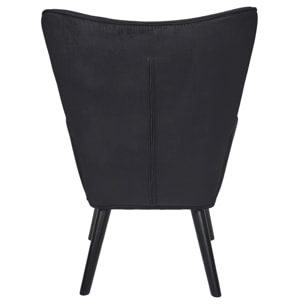 Fauteuil De Salon Giulia Noir