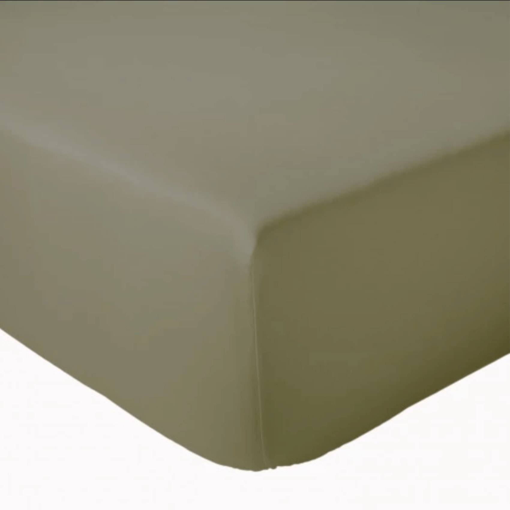 Drap Housse coton bonnet 23 cm fabriqué en France - Taupe