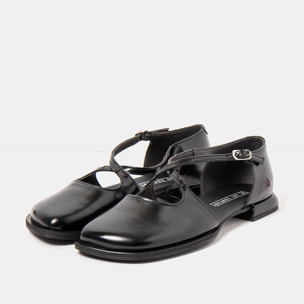 Zapatos 2002 NAPPA SHINNY BLACK / BERGAMO color Black