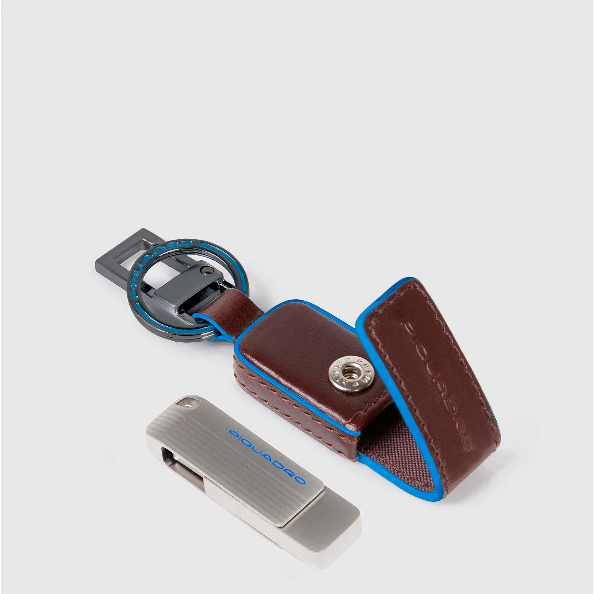 Piquadro Porte-clés avec clé USB de 256 Go