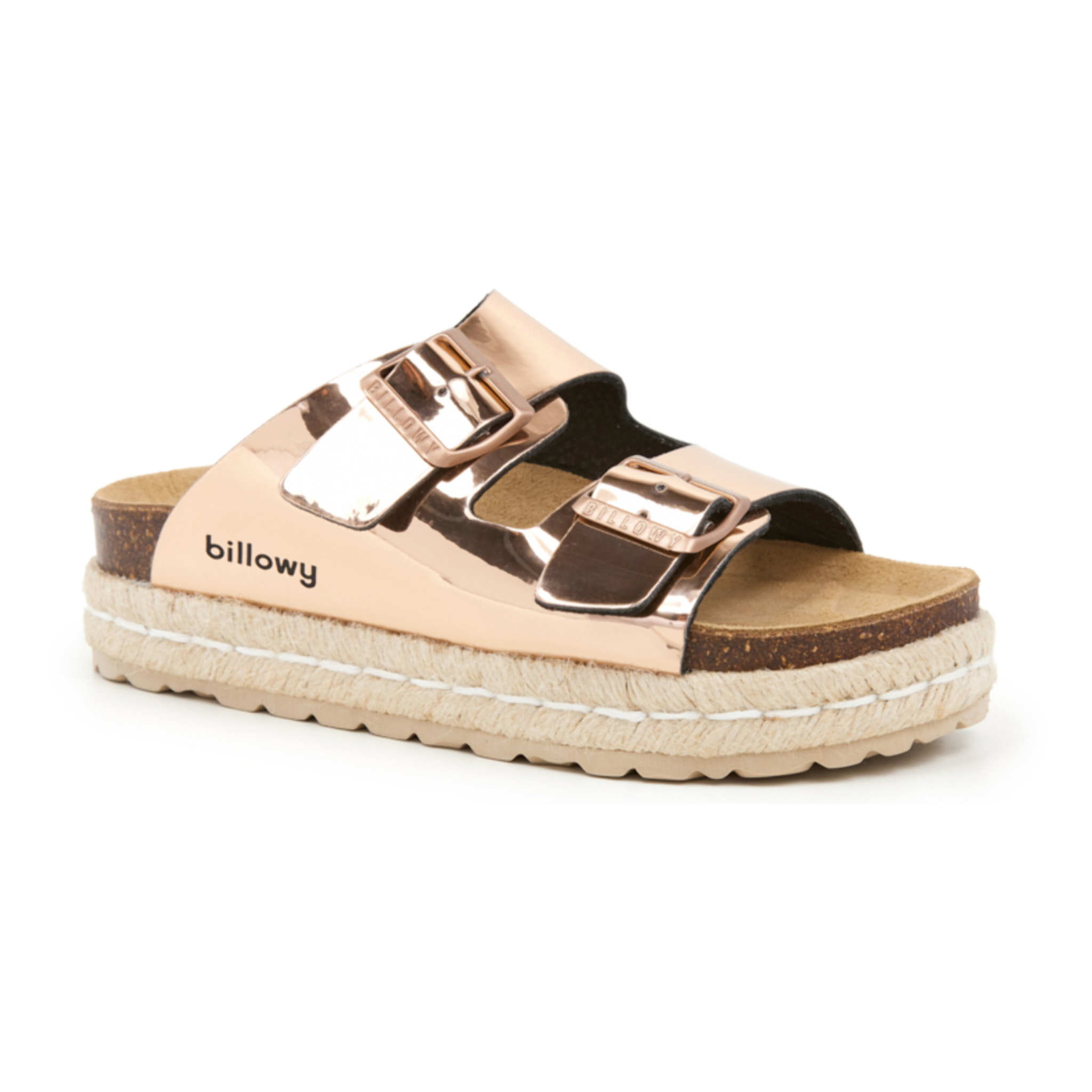 SANDALO CON ZEPPA BILLOWY ROSA