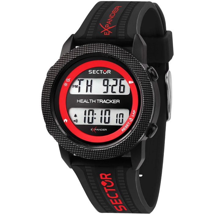 Orologio Sector EX-17 Silicone Nero