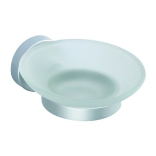 Porte Savon Aluminuim LUGANO Transparent MSV