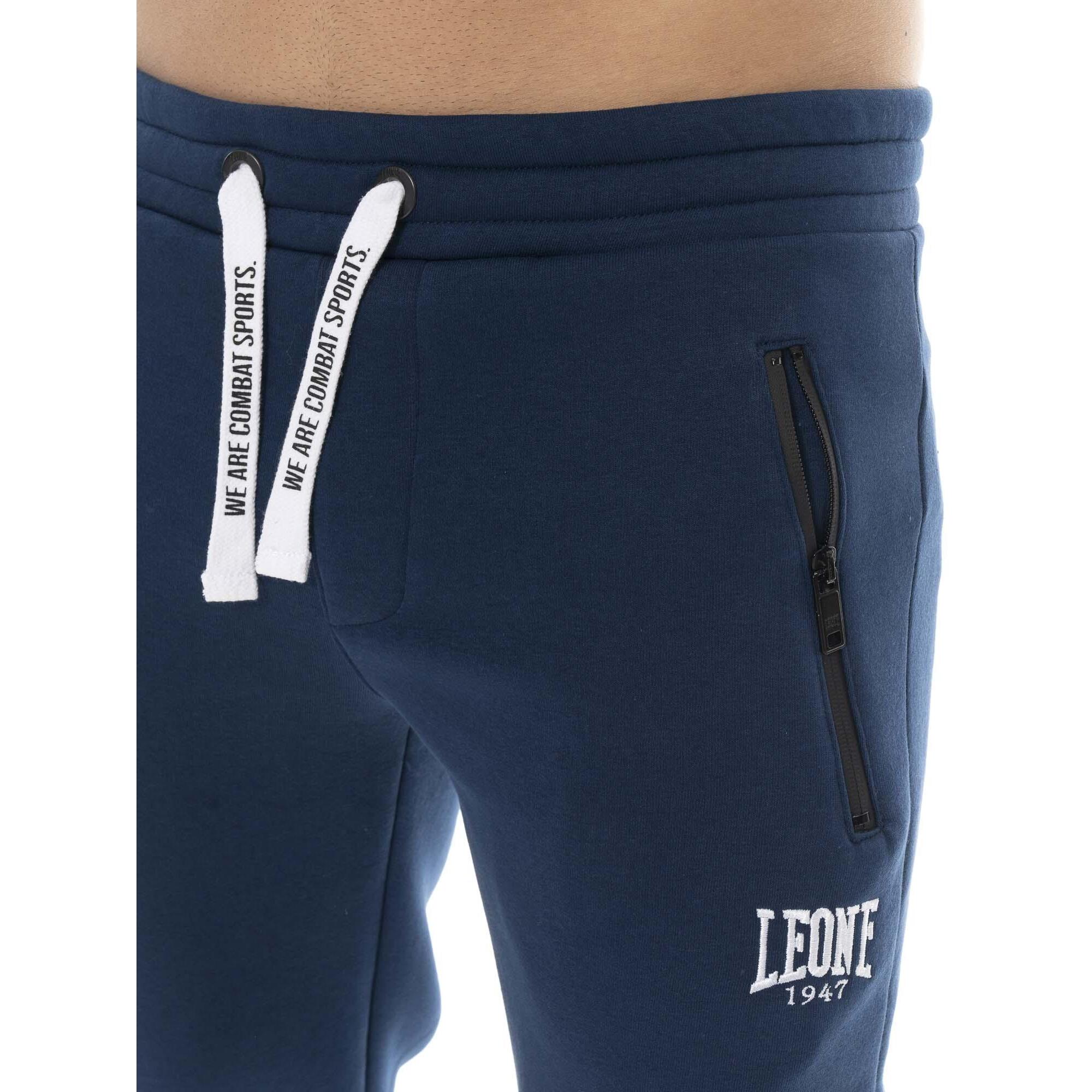 Pantalone sportivo invernale uomo con polsino al fondo Leone 1947 Soft Basic
