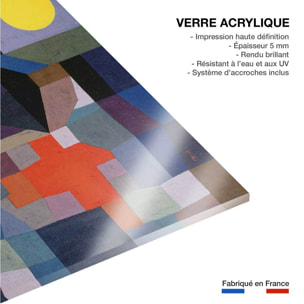Tableau d'art classique Paul Klee Feu par Pleine Lune Tableau plexiglas