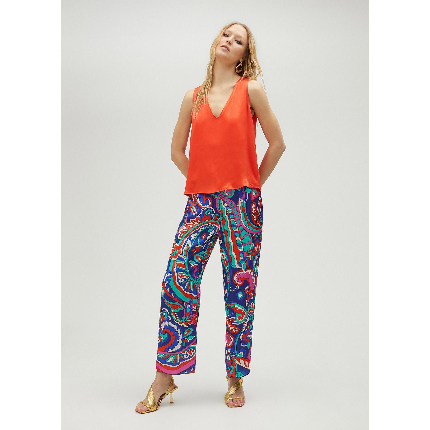 Top basic con spalline