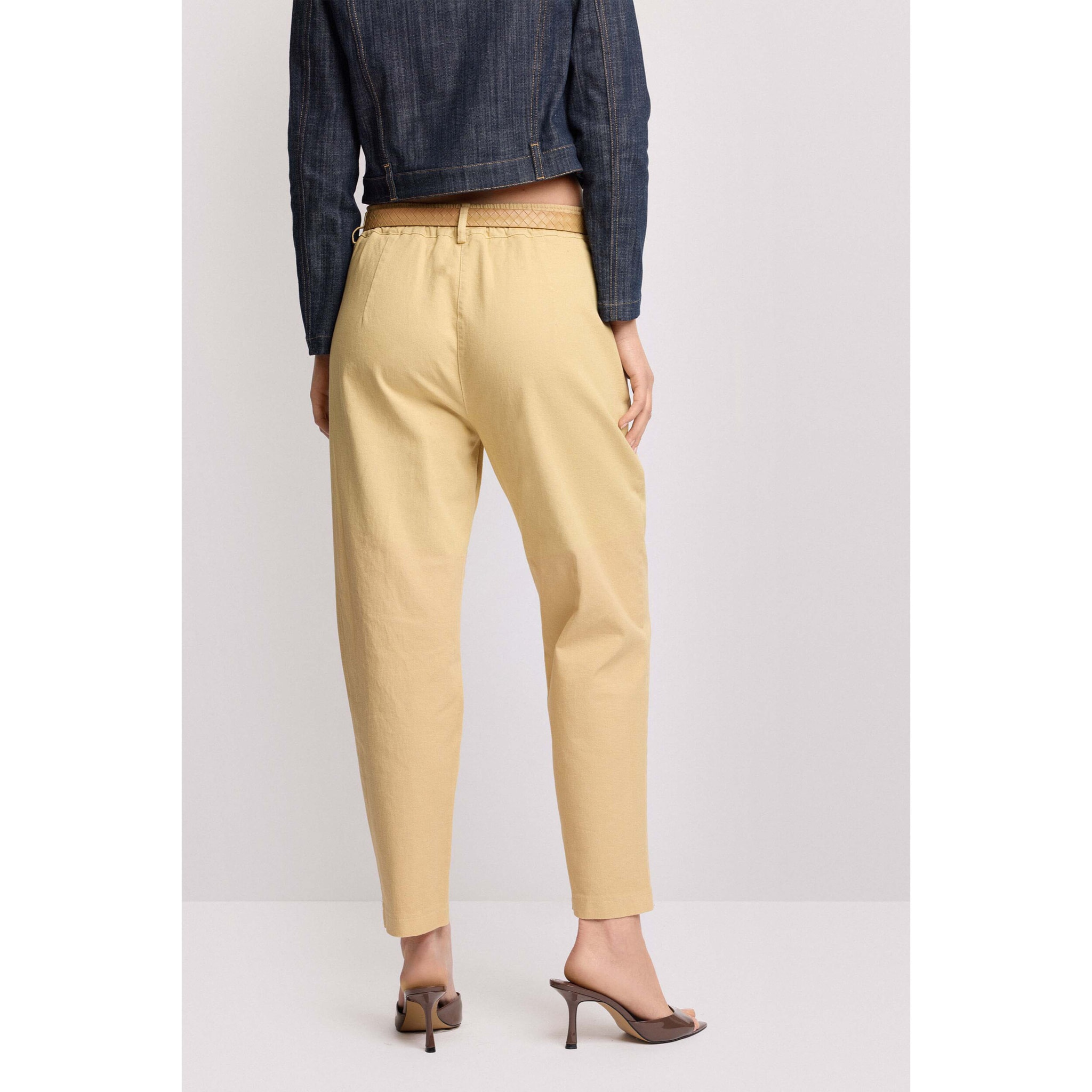 Kocca - Pantaloni in cotone modello chino Donna, Tinta unita