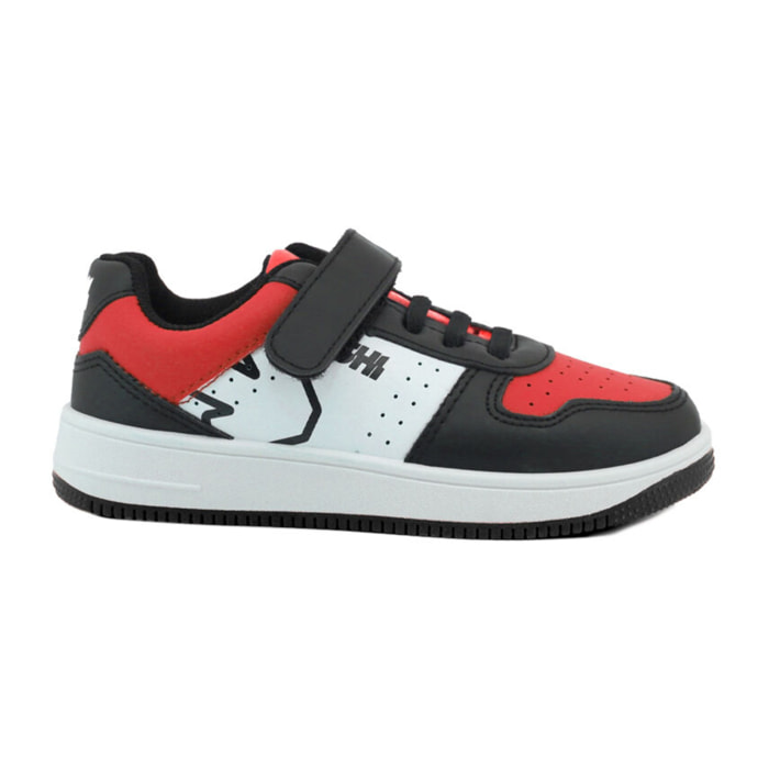 Zapatillas Sneaker para Niño- Shone 002-002 Black/Red