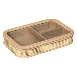 Joyero cannage beige