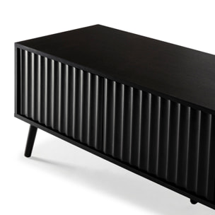 Mueble TV Lluvia 3 puertas color Negro