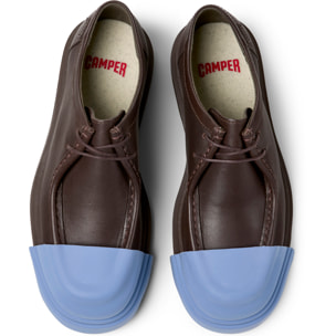 Zapatos de cordones - CAMPER Junction - Marron - Cuero liso