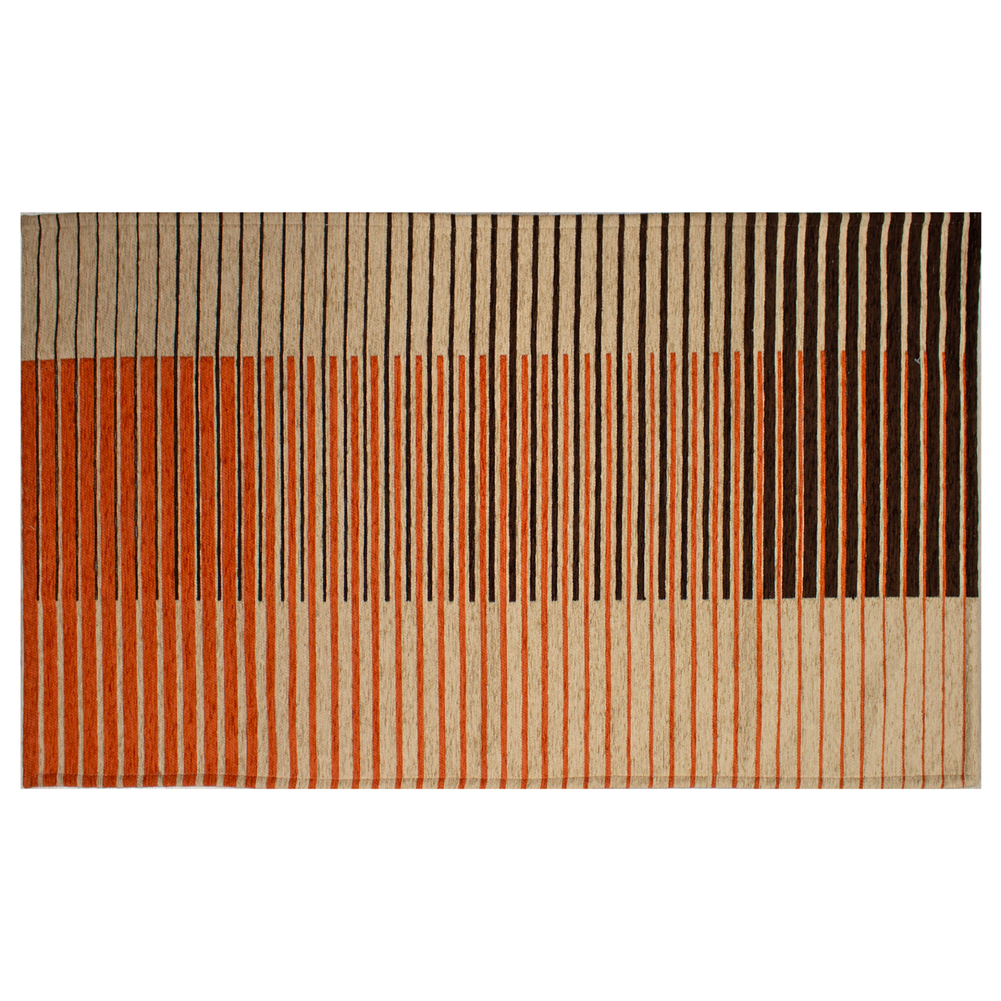 Tappeto arrredo Neon ruggine CON FONDO ANTISCIVOLO