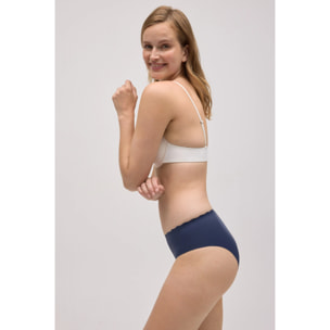 Slip midi laser blu navy