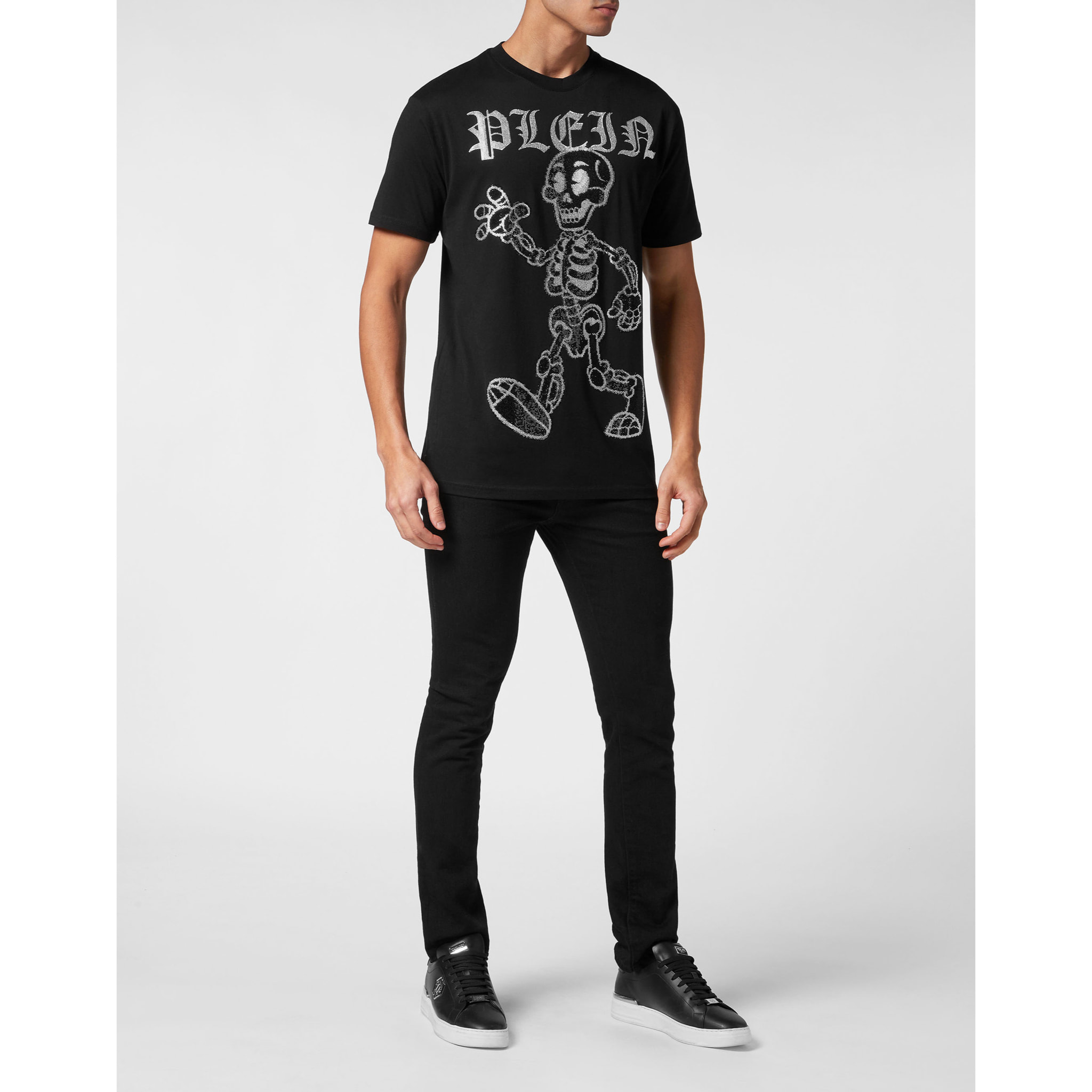 PHILIPP PLEIN Camiseta Cuello Redondo SKELETON