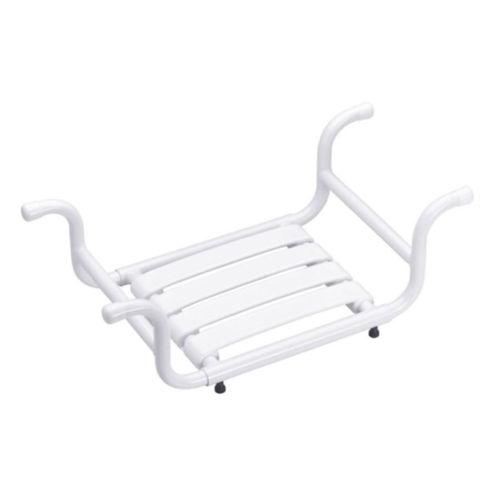 Siège de baignoire PMR PELLET aluminium époxy blanc