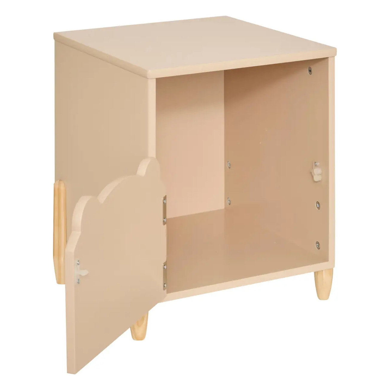 Table de chevet enfant Douceur beige 35,5x40cm