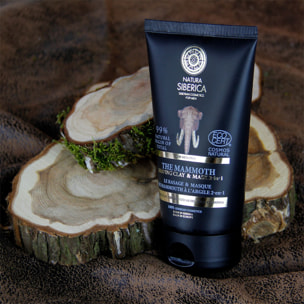 Mammouth - Rasage & Masque Homme 2 en 1  à l'Argile 150ml