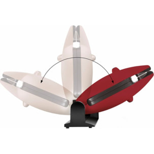 Croq/Gauf/Gril LAGRANGE Premium Gaufres Rouge Mat - Spatule