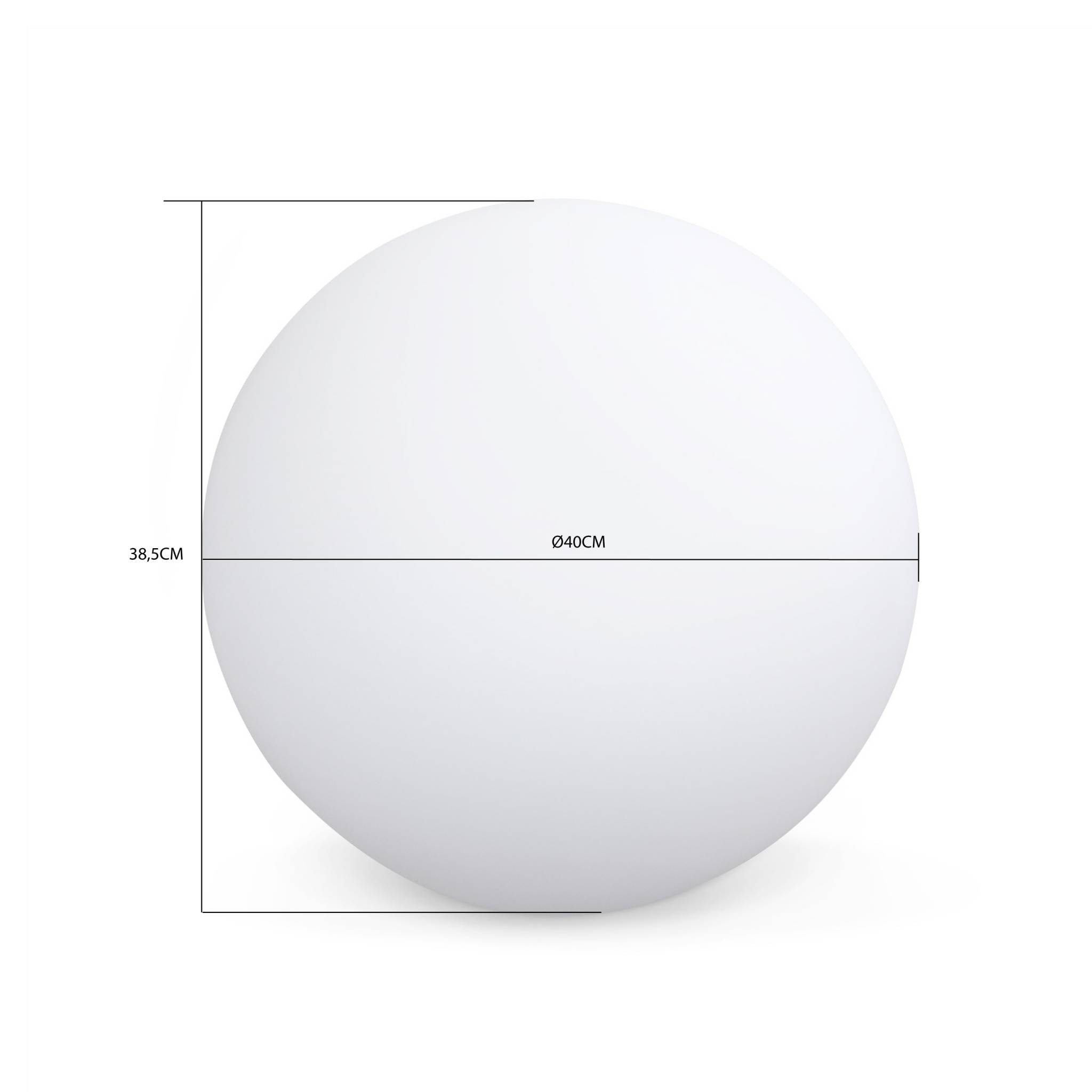 Boule lumineuse intérieur/extérieur LED avec batterie SPHÈRE LED