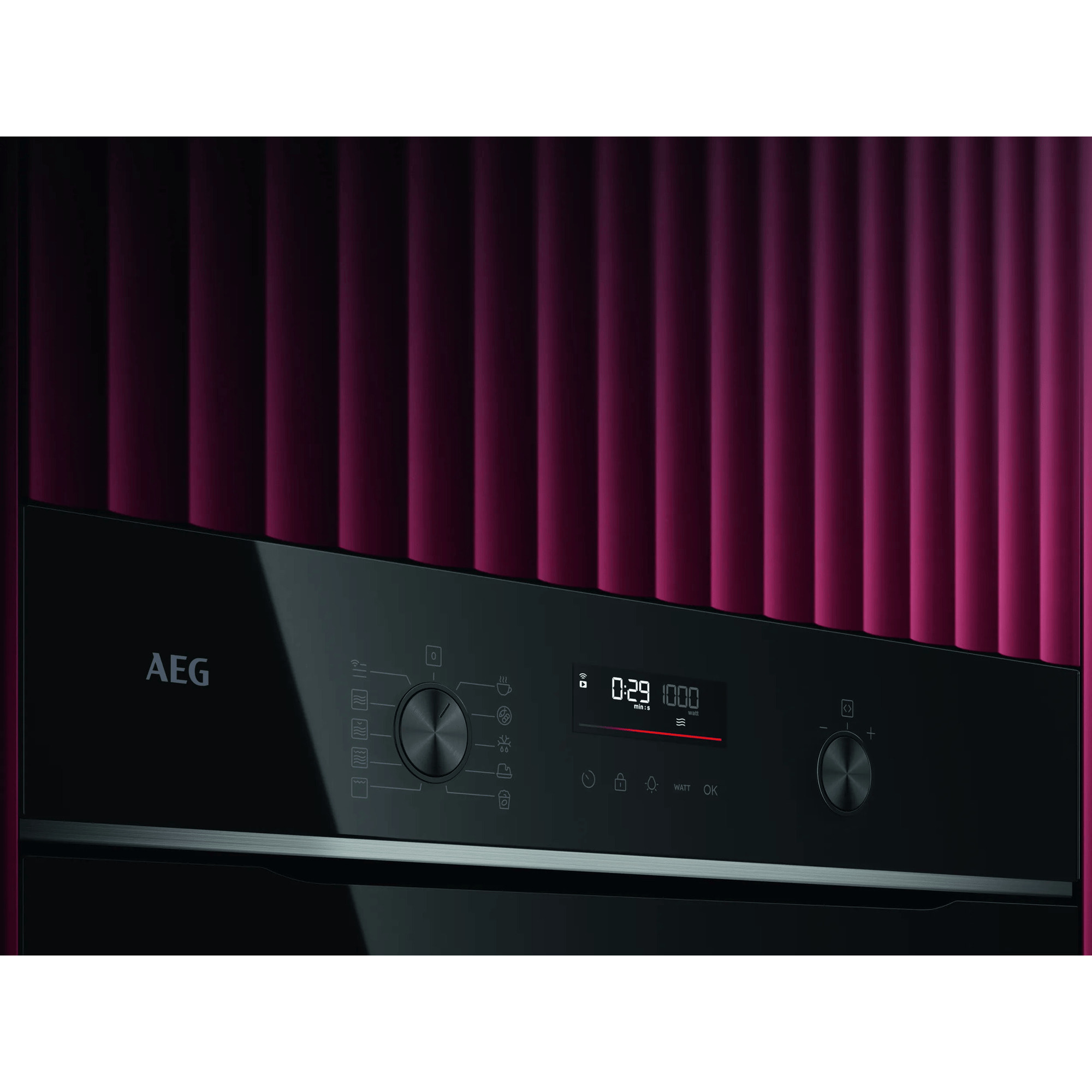 AEG Horno compacto Serie 5000 Microondas con Display LED Explore TM5NK401B