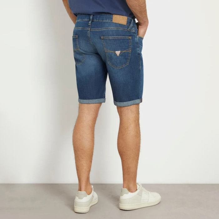 Bermuda Sonny - coupe slim - coton - bleu denim