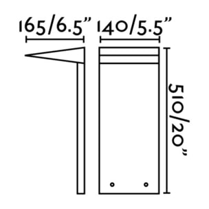 SOLEIL LED Lampe borne solaire gris foncé