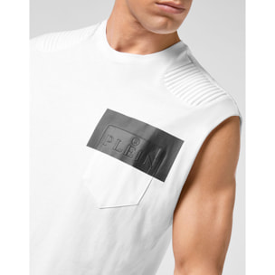 PHILIPP PLEIN Tank top Padding Details Hexagon