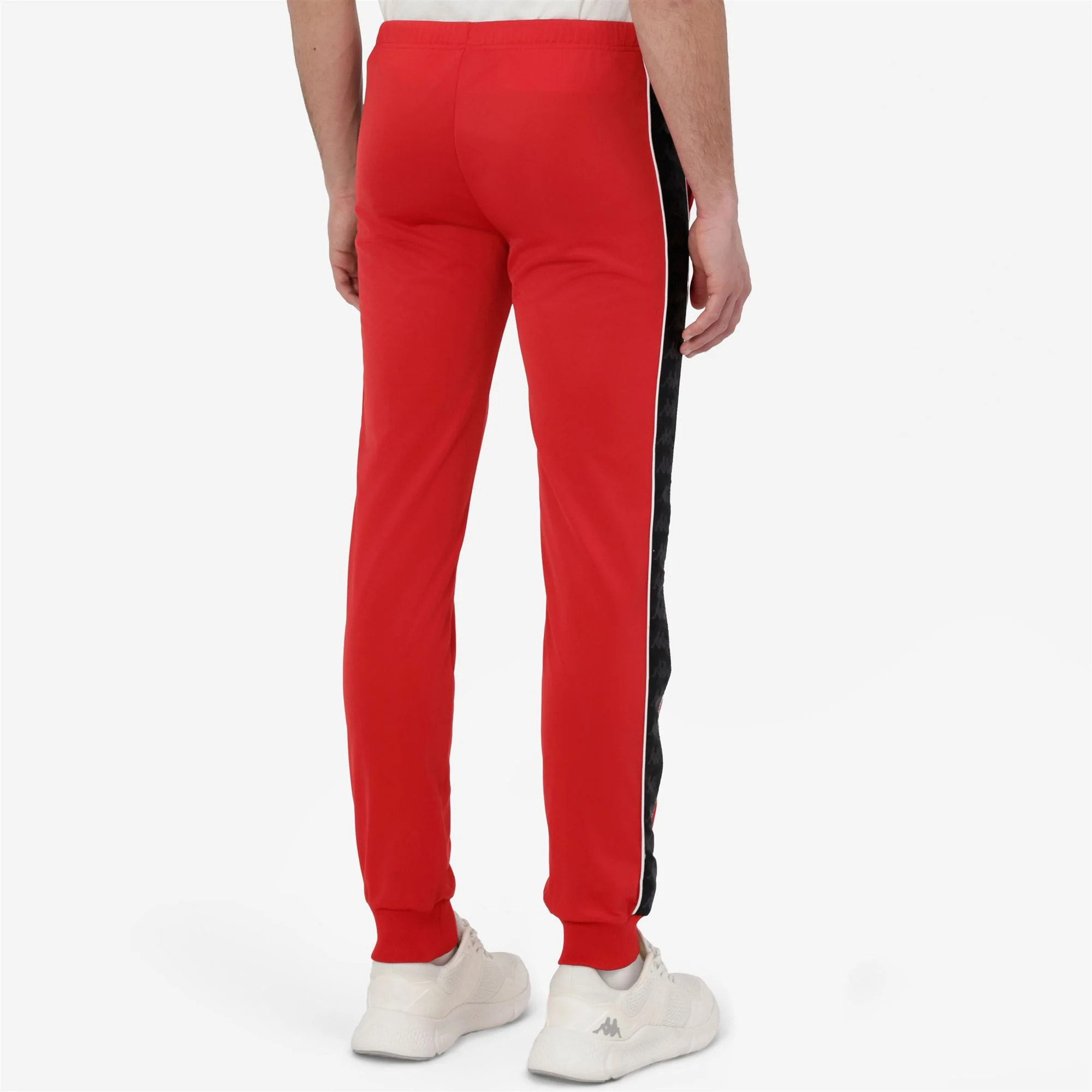 Kappa - Pantalones Mujer Rojo - 222 Banda Wrastoria Slim